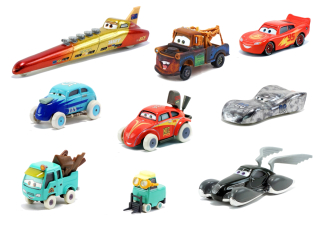 Cars (Auta) - 9pack Salt Fever - obsahuje Peggy Liner
