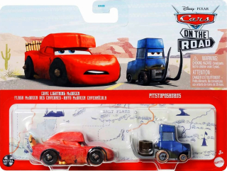 Cars (Auta) - Cave Lightning McQueen + Pitstoposaurus