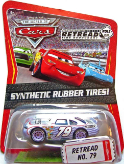Cars (Auta) - Retread 79 Rubber Tires (gumová kolečka) The World of Cars