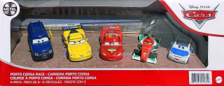 Cars 3 (Auta 3) - 5pack Porto Corsa Race - Francesco Bernoulli, Jeff Gorvette, Lightning McQueen...