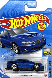 Hot Wheels - '06 Pontiac GTO Blue (C5)