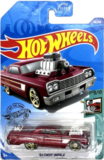 Hot Wheels - '64 Chevy Impala Burgundy (C6)