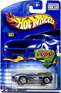 Hot Wheels - '65 Corvette Silver-Blue (C9)