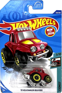 Hot Wheels - '70 Volkswagen Baja Bug Red (C9)