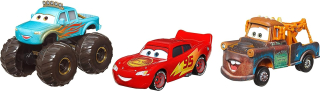 Cars (Auta) - 3pack Ivy + Road Trip Lightning McQueen + Road Trip Mater