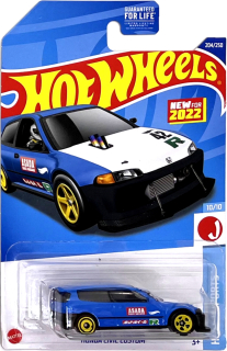 Hot Wheels - Honda Civic Custom Blue (E1)