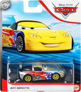 Cars (Auta) - Jeff Gorvette Silver Metallic Finish