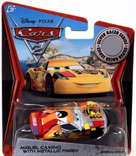 Cars 2 (Auta 2) - Miguel Camino Silver Metallic Finish