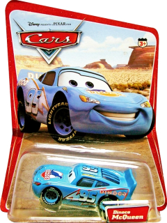 Cars (Auta) - Dinoco Lightning McQueen - Sběratelský - 1. Série (16A-L)