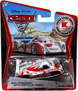 Cars 2 (Auta 2) - Shu Todoroki with Metallic Finish (Silver Racer)